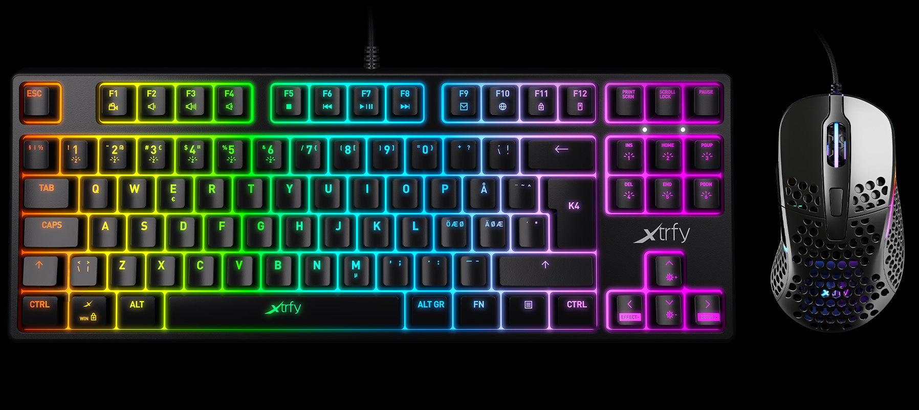 Xtrfy m4 RGB  e-yooso キーボード