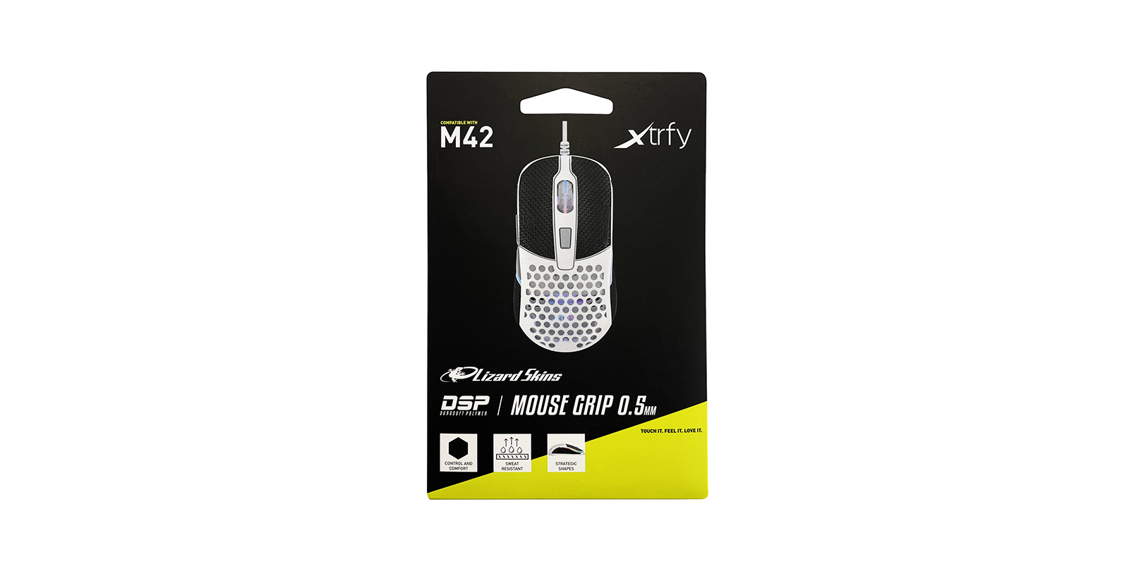 xtrfy m42 wireless Lizard Skins付き